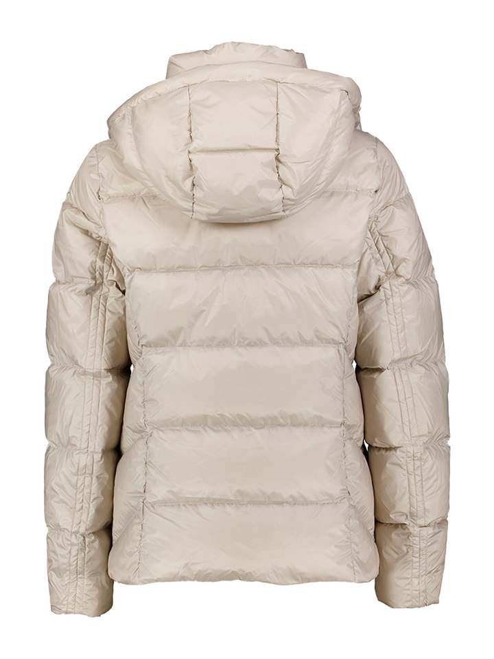 Parelmoerkleurige padded jas met kap Winnipeg Reset