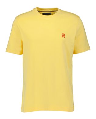 Tommy Hilfiger Gele katoenen t-shirt met ronde hals