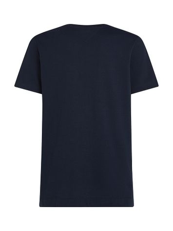 Donkerblauwe t-shirt met ronde hals Tommy Hilfiger 