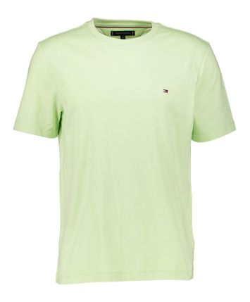 Lichtgroene t-shirt met ronde hals Tommy Hilfiger 