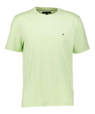 Tommy Hilfiger Lichtgroene t-shirt met ronde hals
