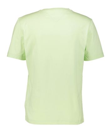 Lichtgroene t-shirt met ronde hals Tommy Hilfiger 