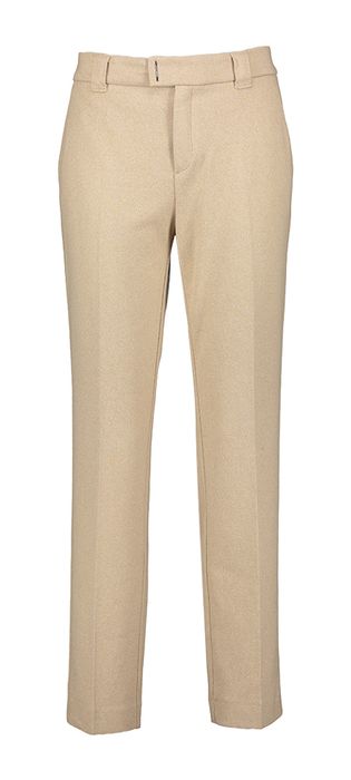 Beige zachte geklede broek May Zigarette Rosner