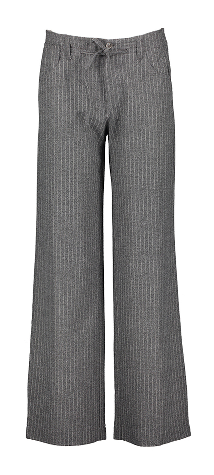 Grijze broek met krijtstreep Rosner 
