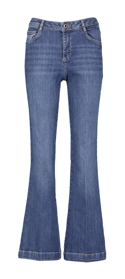 Blauwe bootcut jeans Rosner 