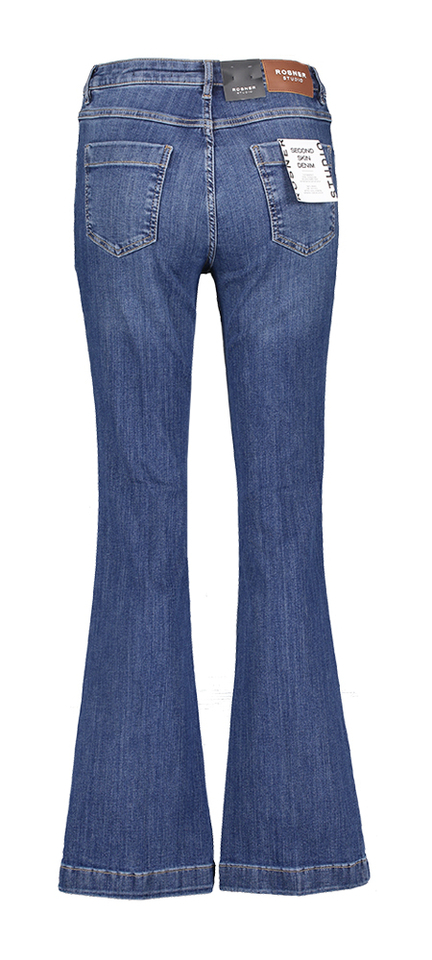 Blauwe bootcut jeans Rosner 