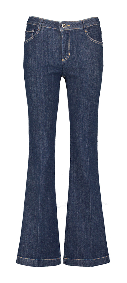 Donkerblauwe flare jeans Antonia bootcut Rosner