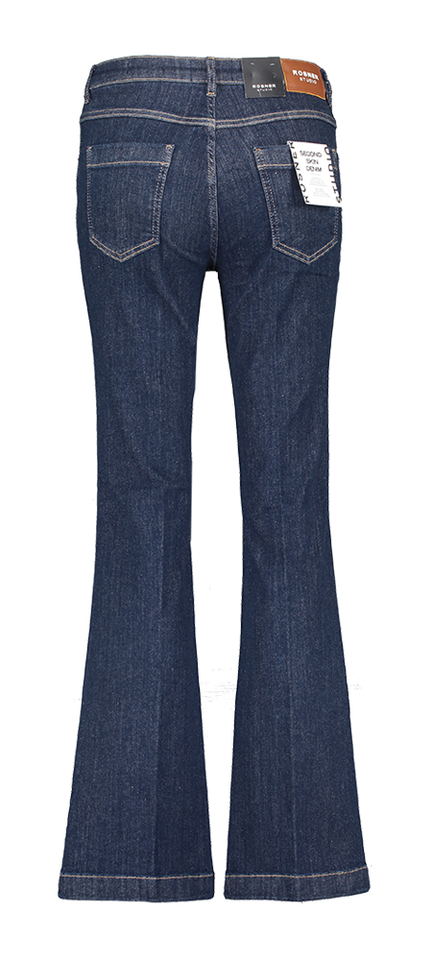 Donkerblauwe flare jeans Antonia bootcut Rosner
