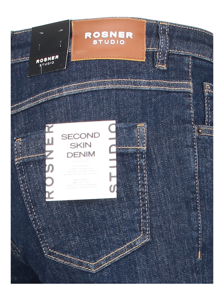 Donkerblauwe flare jeans Antonia bootcut Rosner