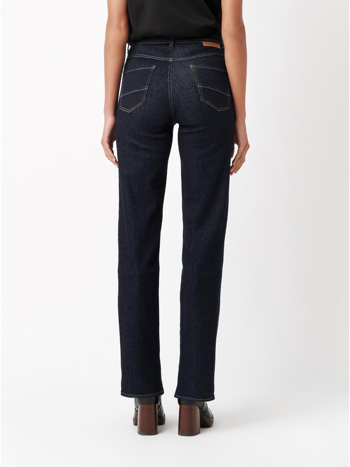 Donkerblauwe straight fit jeans Audrey Straight Rosner