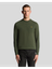 Groene wollen trui met merklogo Lyle&Scott 