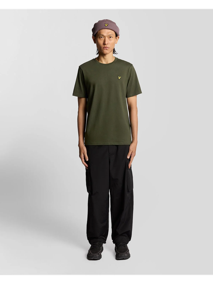 Deep depth t-shirt met ronde hals en lange mouwen Lyle&Scott 
