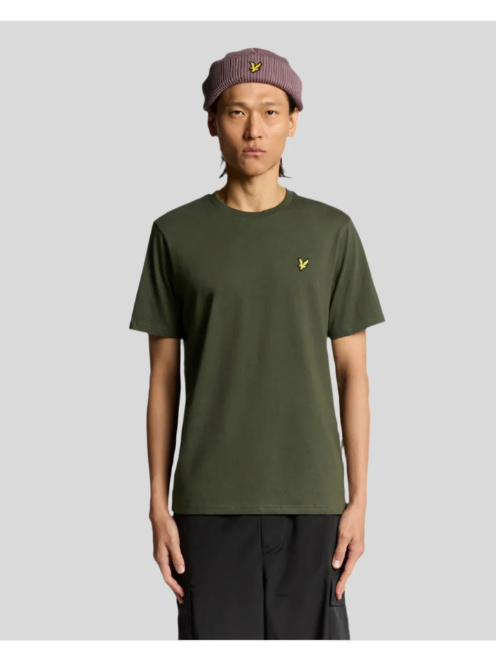 Deep depth t-shirt met ronde hals en lange mouwen Lyle&Scott 