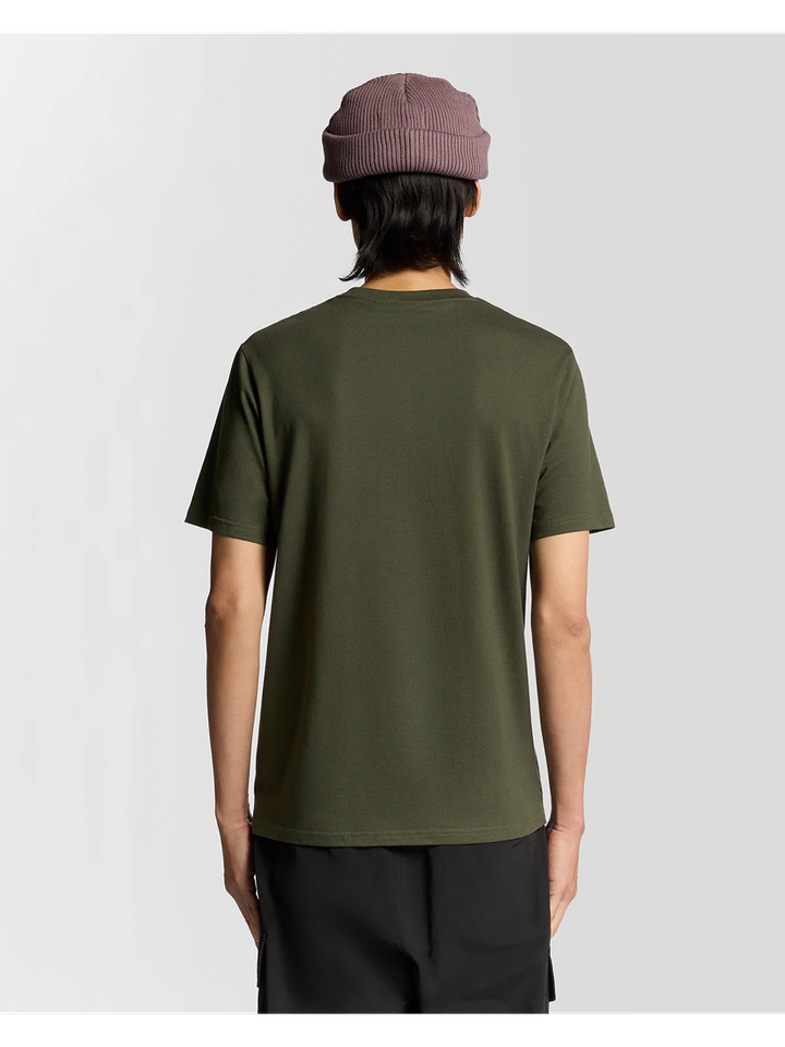 Deep depth t-shirt met ronde hals en lange mouwen Lyle&Scott 