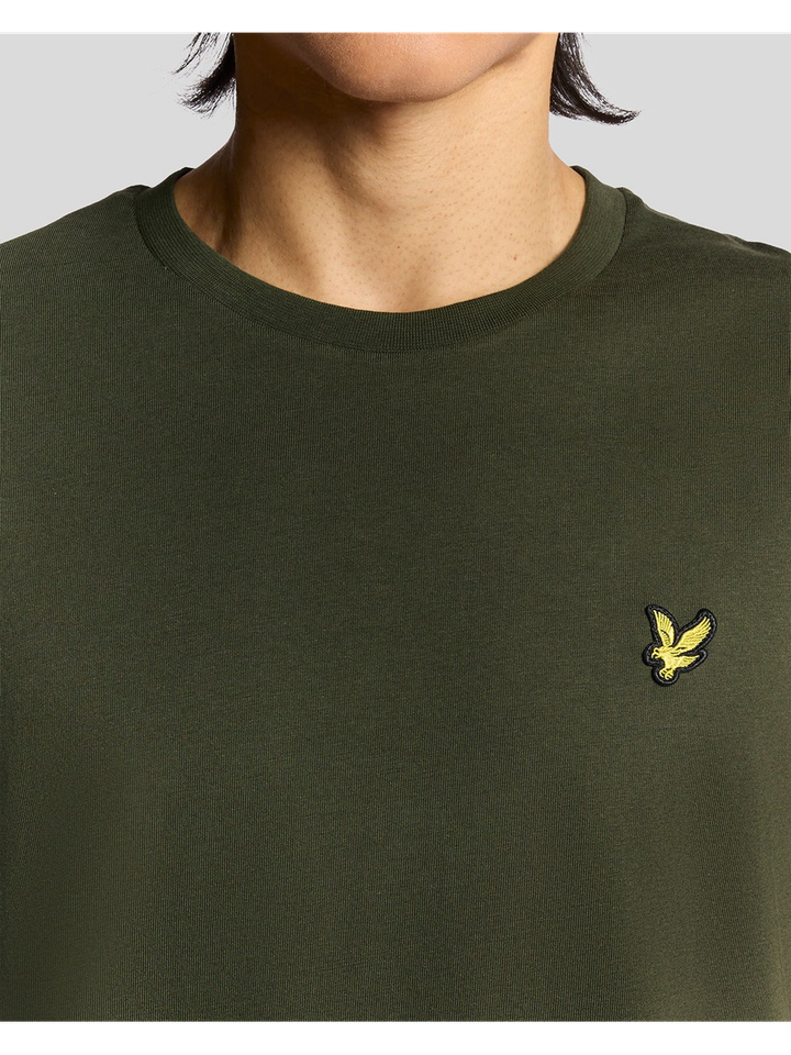 Deep depth t-shirt met ronde hals en lange mouwen Lyle&Scott 