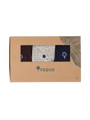 Multicolor 3-pack kousen Faguo