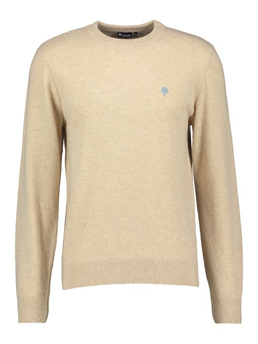 Beige wollen trui Faguo