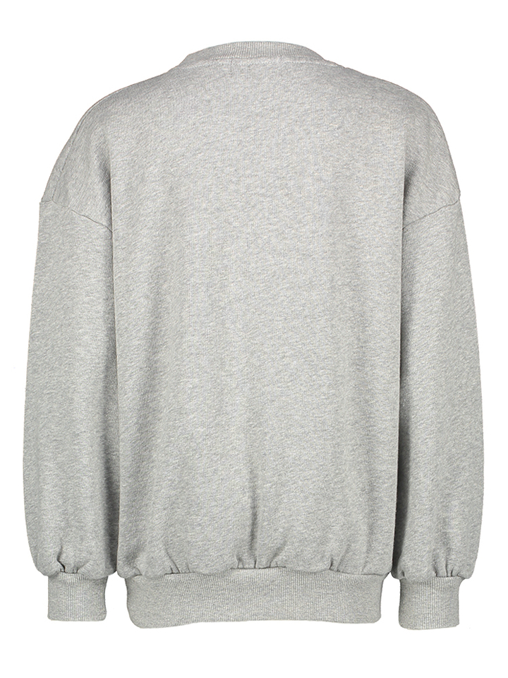 Grijze sweater met opdruk Bobo Choses 