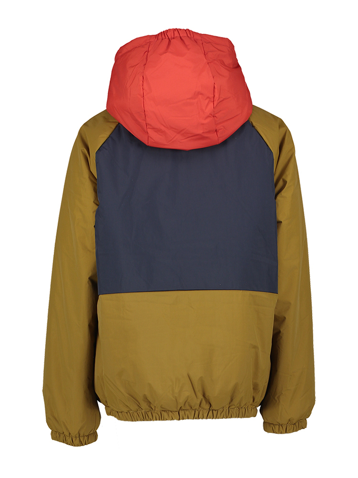 Multicolor reversicel jas met kap Bobo Choses