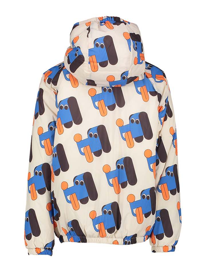 Multicolor reversicel jas met kap Bobo Choses