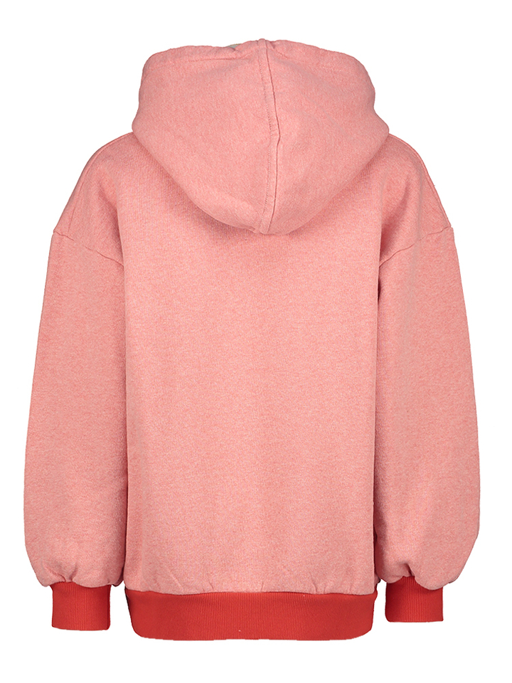 Roze katoenen hoodie met opdruk Bobo Choses