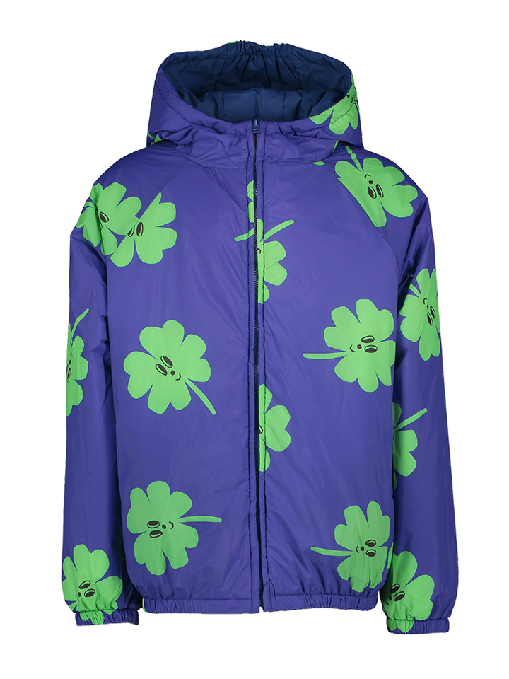 Multicolor jas met kap Bobo Choses