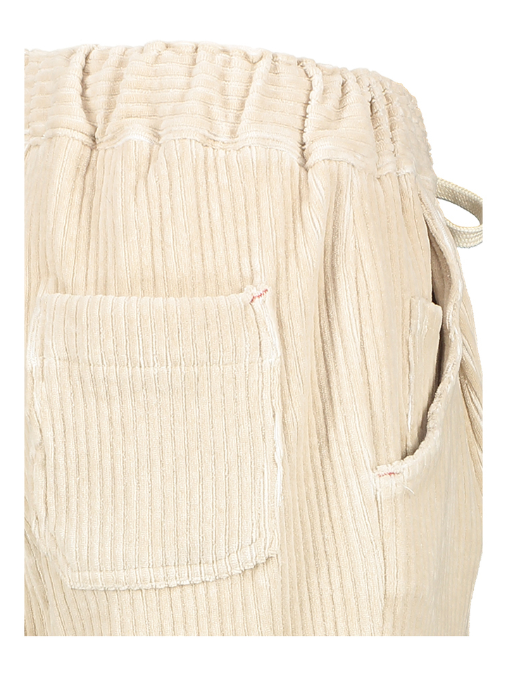 Beige ribfluwelen broek Fossa Maan