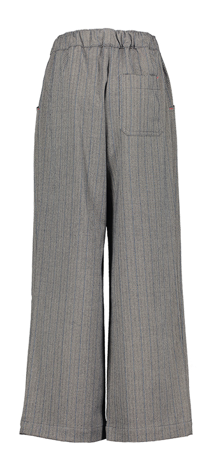 Gestreepte donkergrijze broek Fossa Maan