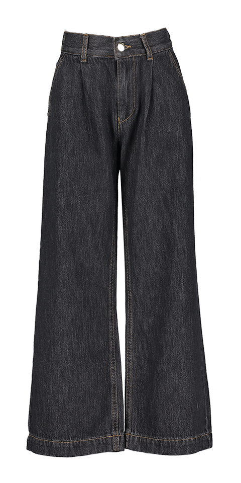 Donkerblauwe baggy fit jeans Fish Maan 