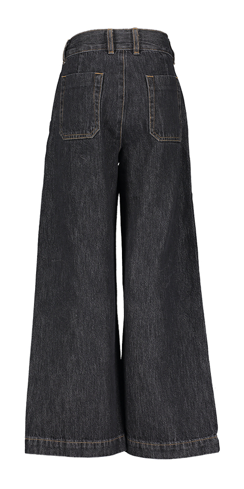 Donkerblauwe baggy fit jeans Fish Maan 
