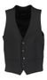 Zwarte gilet met knopen Roy Robson