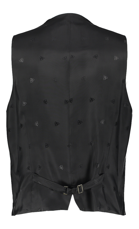 Zwarte gilet met knopen Roy Robson