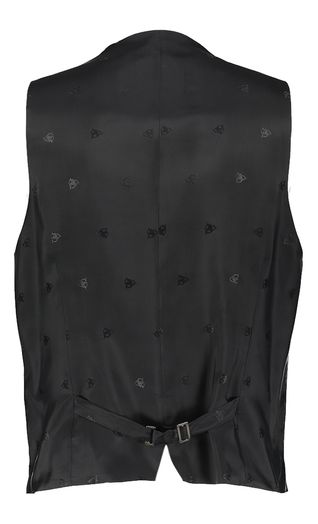 Zwarte gilet met knopen Roy Robson