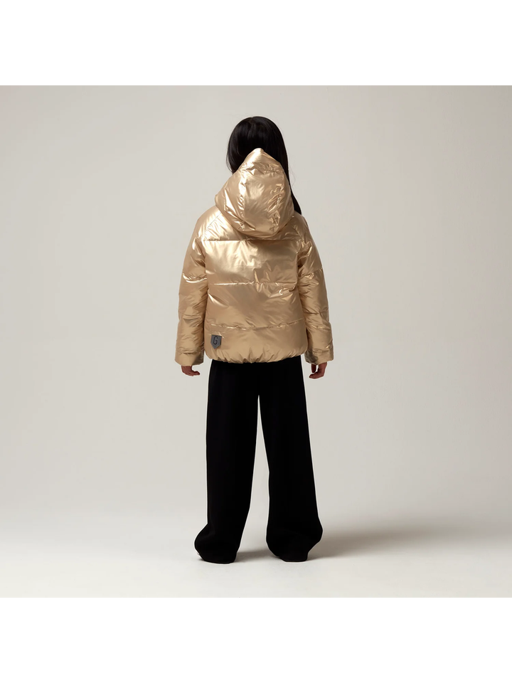 Goud kleurige jas met erits en kap Flashy Dragon Gosoaky 