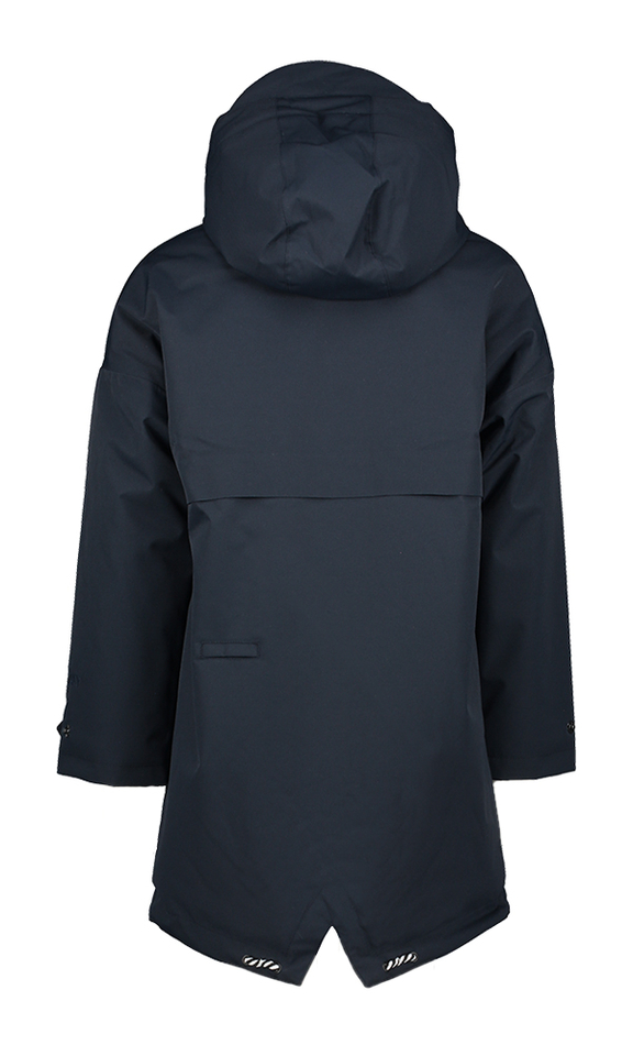 Donkerblauwe jas met kap Desert Fox Gosoaky