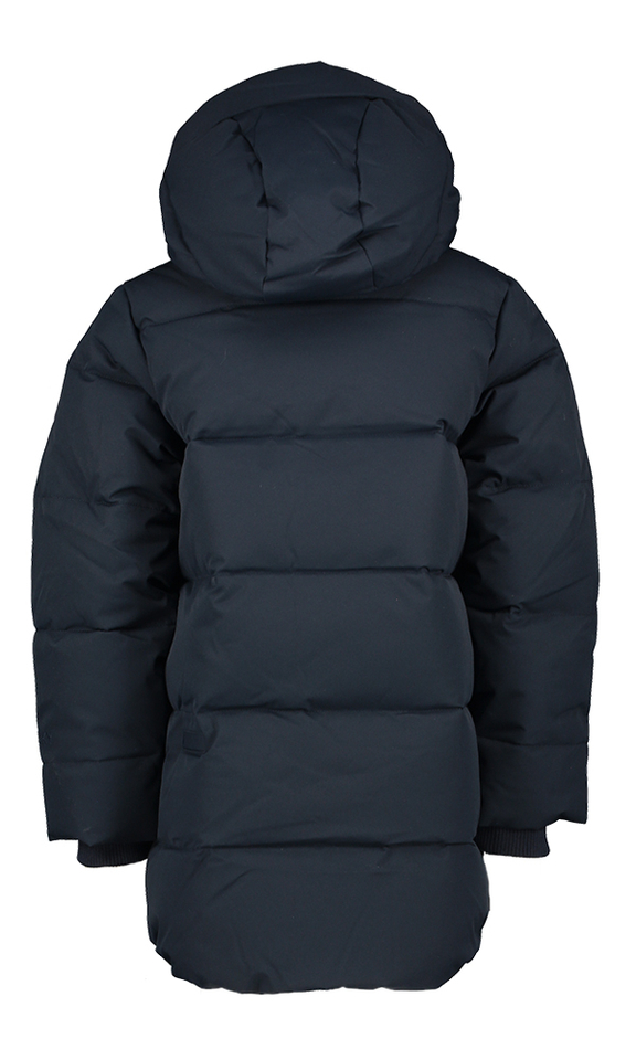 Donkerblauwe jas met kap Tiger Eye Gosoaky