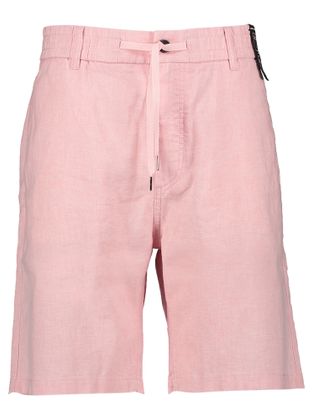 Hugo Boss Roze linnen short tapered fit