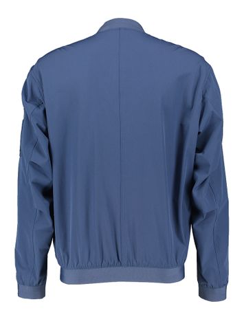 Blauwe jas met rits Hugo Boss 