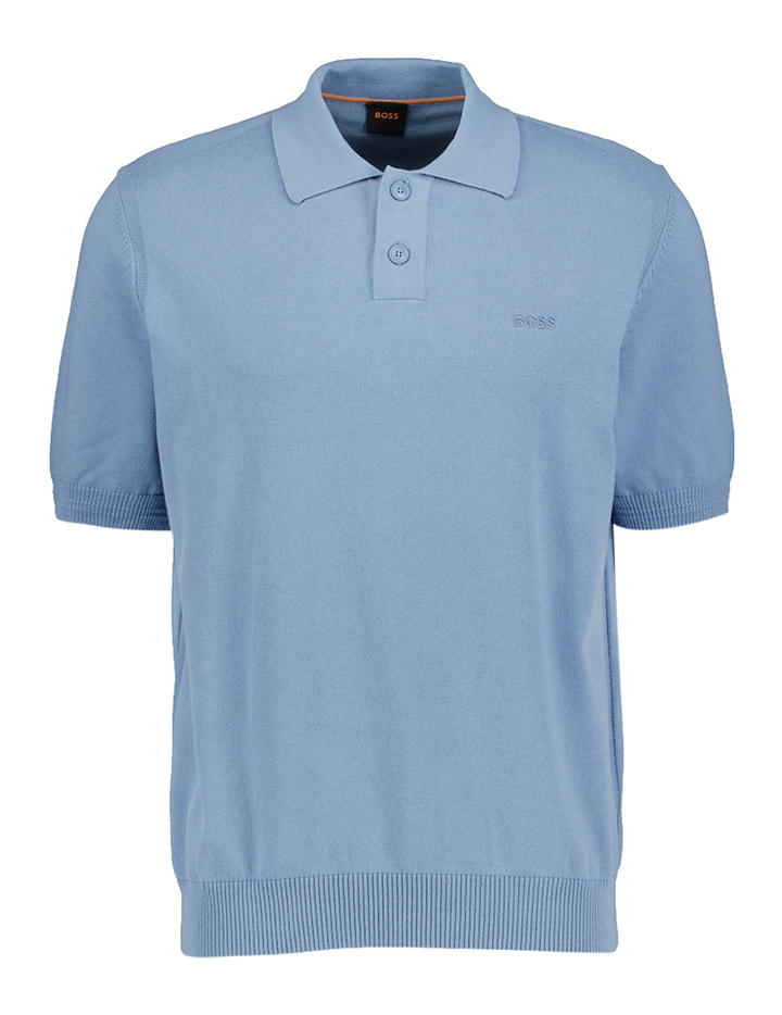 Blauwe katoenen polo Hugo Boss 