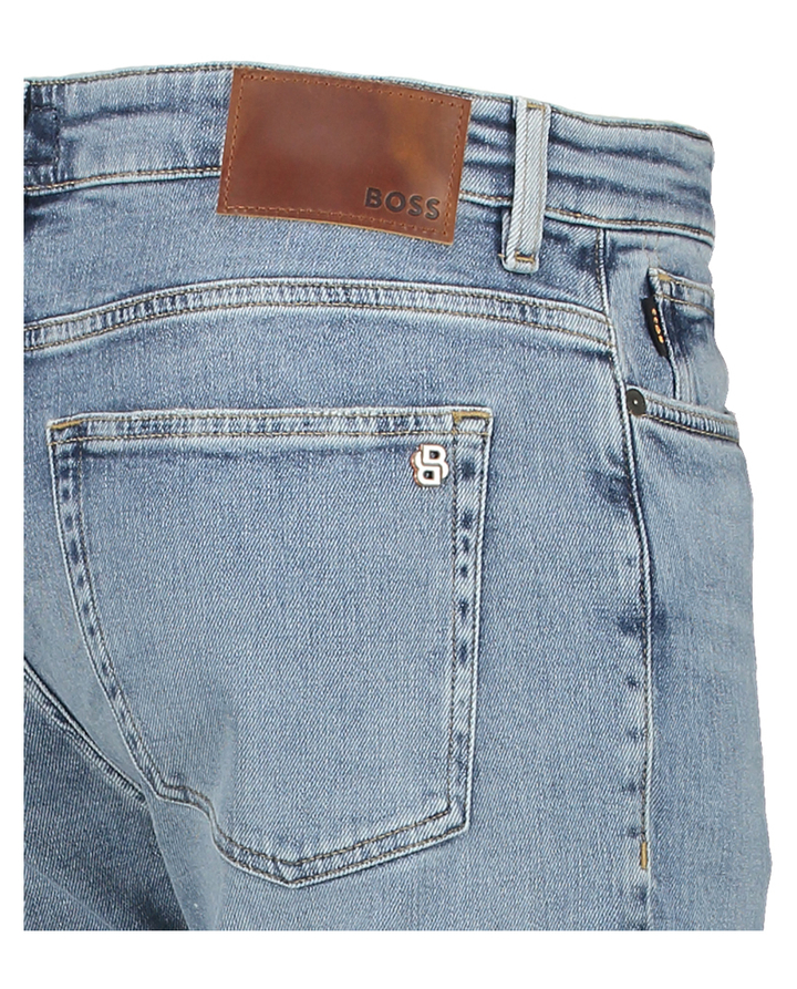 Blauwe slim fit jeans Hugo Boss