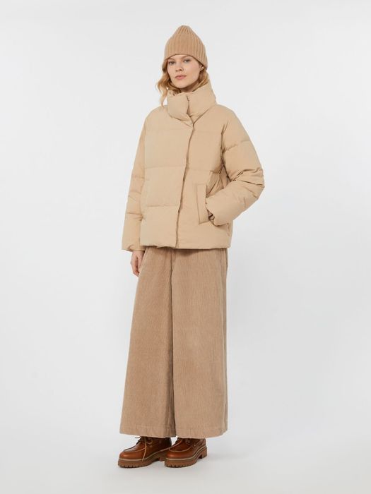 Roze ripfluwelen broek Ursola Max Mara