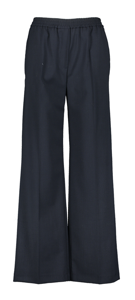 Blauwe geklede broek Petra Max Mara