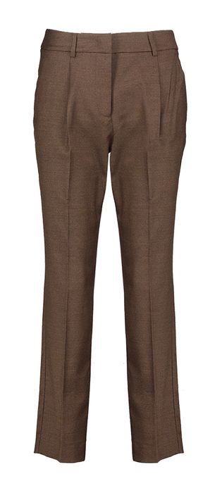 Bruine broek met plooi Max Caldaja Mara Weekend