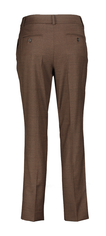 Bruine broek met plooi Max Caldaja Mara Weekend