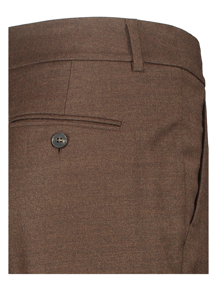 Bruine broek met plooi Max Caldaja Mara Weekend
