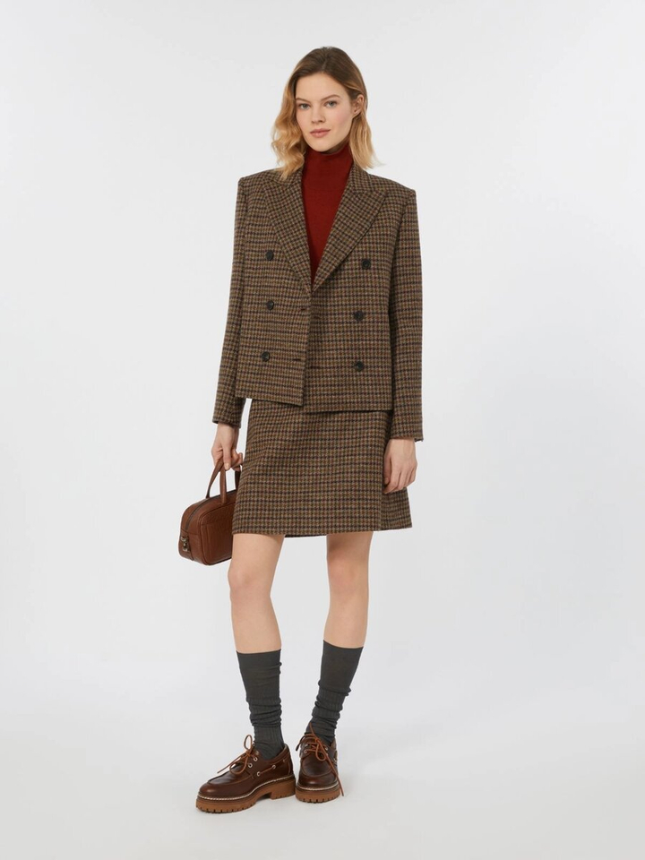 Geruiten rok Vata Max Mara Weekend