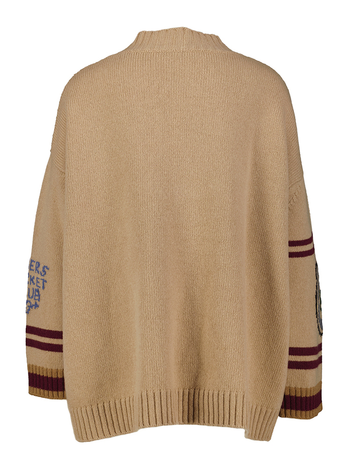 Beige gilet met knoopsluiting Belgio Max Mara 