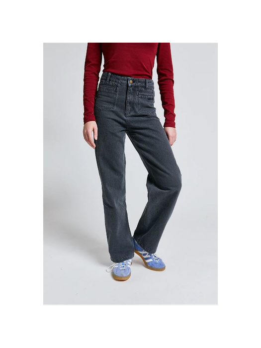 Grijze straight fit jeans Taxi Indee Girls