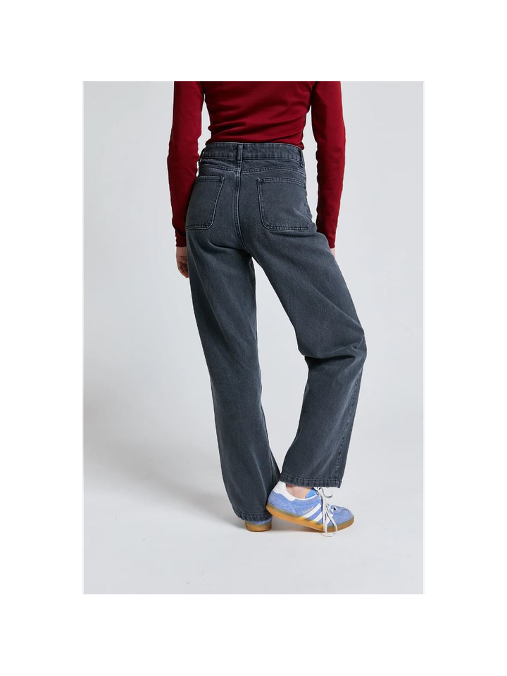 Grijze straight fit jeans Taxi Indee Girls