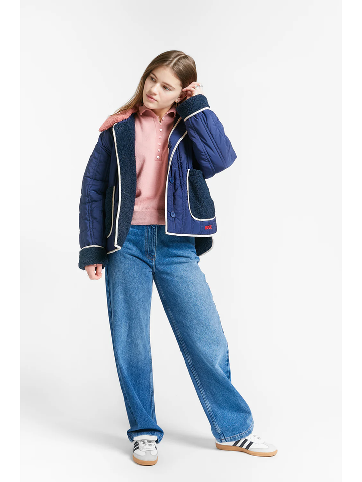 Blauwe straight fit jeans Tonic Indee Girls 